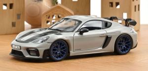 NOREV187253 - Voiture de 2023 couleur grise - PORSCHE Cayman GT4 RS pack Weissach