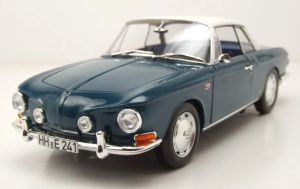 NOREV188646 - Voiture de 1961 couleur bleu et blanche - VW Karmann Ghia 1500 Type 34