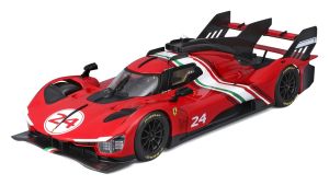 BUR16302 - Voiture de sport couleur rouge - FERRARI Racing 499P Modificata #24