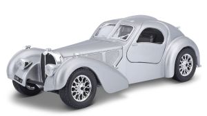 BUR22092 - Voiture de 1936 argent – BUGATTI Atlantic