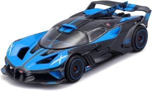 BUR38306 - Voiture de couleur bleue et noire - BUGATTI Bolide