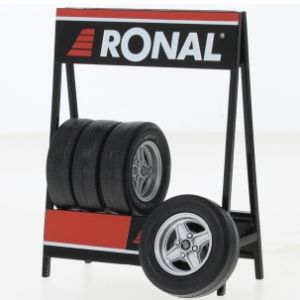 IXO18SET008W - 4 pneus avec jantes RONAL X
