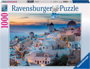RAV196111 - Puzzle soirée à Santorin – 1000 pièces