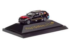 HER102162 - Voiture publicitaire BMW serie 3 Touring MERRY CHRISTMAS 2020
