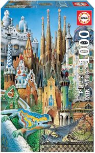 EDU11874 - Puzzle du collage de Gaudi – 1000 Pièces