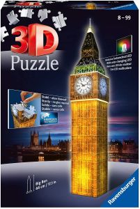 RAV125883 - Puzzle 3D Big Ben illuminé – 216 Pièces