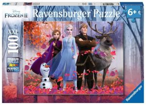 RAV128679 - Puzzle La Reine Des Neiges la magie de la forêt – 100 Pièces