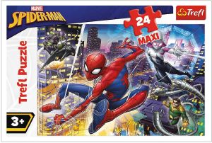 TRF14289 - Puzzle du dessin animé SPIDER-MAN – 24 Pièces