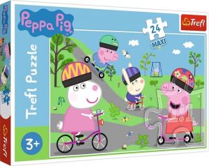 TRF14330 - Puzzle du dessin animé Peppa Pig – 24 Pièces
