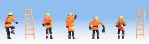 NOC15022 - Figurines et accessoires - Pompiers en vêtements de sécurité Orange