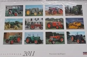 Calendrier 2011 Tracteurs Mytiques