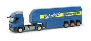 HER157179 - Camion avec remorque 3 essieux MERCEDES Actros entreprise SCHREINER