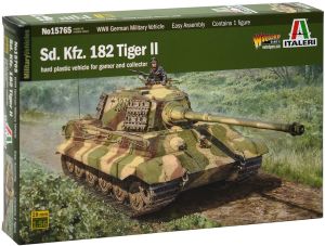 ITA15765 - Maquette à assembler et à peindre - King Tiger avec chauffeur