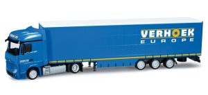 HER159913 - Camion avec semi tautliner MERCEDES Actros Bigspace de l'entreprise VERHOEK