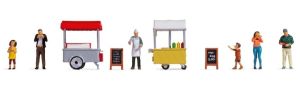 NOC16229 - Figurines et accessoires – Chariot de glace et de Hot dog