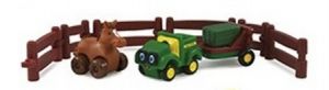 BRI37722AM6B - Gator avec remorque JOHNNY et un cheval