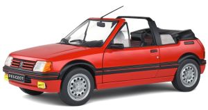 SOL1806201 - Voiture cabriolet couleur rouge de 1989 – PEUGEOT 205 CTI MK1