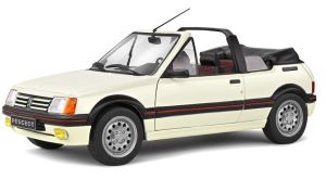 Voiture cabriolet couleur blanche de 1989 – PEUGEOT 205 CTI MK1