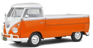SOL1806701 - Véhicule pick-up de couleur orange et blanc – VW T1 de 1950