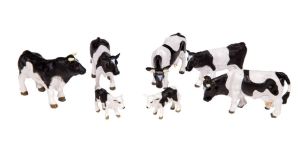Set d'animaux – 4 vaches 2 veaux et un taureau