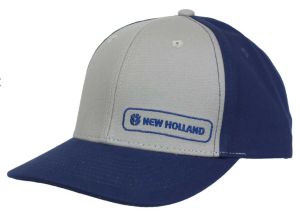 CASNH2229 - Casquette de couleur gris et bleu – NEW HOLLAND
