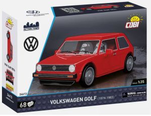 COB24613 - Jeu de construction - 68 pcs - VW Golf de couleur rouge 1974-1983