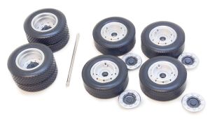 MAR2503 - Accessoire pour Camion SCANIA - Pneus avec enjoliveurs