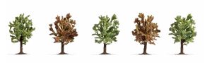 NOC25615 - Décor pour diorama – 5 arbres fruitiers en fleur Hauteur : 8cm