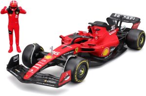 BUR26809L - Voiture de sport avec figurine Charles LECLERC - FERRARI SF23 Racing F1 #16