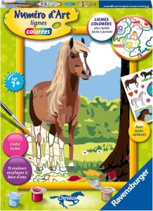 RAV287932 - Loisir créatif - 18x24 cm - Numéro d'art - Cheval et nature