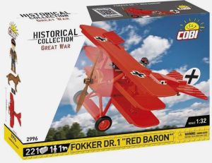 COB2996 - Jeu de construction - 221 pcs - FOKKER DR.1 - RED BARON