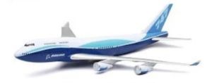 NEW20673 - Avion avec socle – BOEING 747-400 ER