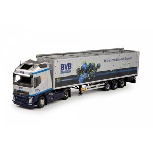 TEK68395 - Camion VOLVO FH04 globetrotter XL avec remorque BVB 3 essieux