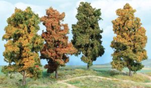 Lot de 4 arbres d'automne 18cm