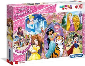 Puzzle dimensions 100x70 cm – Disney Princesse – 40 Pièces