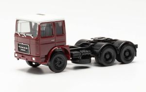 HER310567-003 - Camion solo bordeaux avec toit blanc – ROMAN DIESEL 6x2