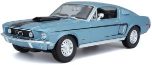 MST31167 - Voiture de 1968 couleur bleue - FORD Mustang GT Cobra Jet