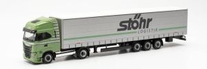 HER315227 - Camion avec remorque bâchée 3 essieux STOHR – IVECO S-WAY 4x2