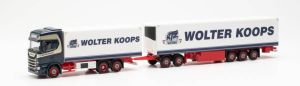 Camion avec remorque 5 essieux WOLTER KOOPS – SCANIA CS 20 EUROCOMBI