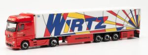 HER315593 - Camion avec remorque frigo WIRTZ - MERCEDES-BENZ Actros 4x2