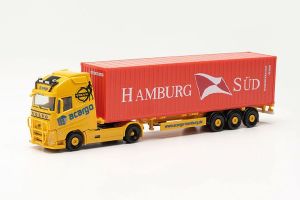 HER316347 - Camion porte container ACARGO avec container HAMBURG SUD - VOLVO FH Gl. XL 4x2