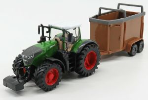 Tracteur de 10 cm – FENDT 1050 Vario avec remorque pour bétail