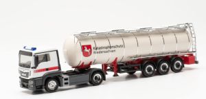 HER316750 - Camion avec remorque citerne KATASTROPHENSCHUTZ NIEDERSACHSEN – MAN TGS L 4x2