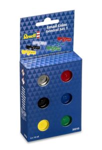 REV32213 - Peinture pour maquette - Set N°1 Général - email color Gloss 6x14ml
