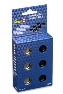 REV32214 - Peinture pour maquette - Set N°2 Général - email color Gloss 6x14ml