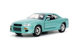 JAD32586 - Voiture du film Fast and Furious - NISSAN GT-R R34 2002 couleut verte