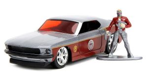 JAD33077 - Voiture du film Les Gardiens de la Galaxie avec figurine Star Lord - FORD Mustang  Fastback de 1969