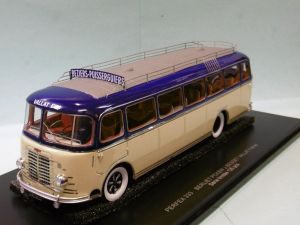 PER333 - Bus limitée à 125 pièces - BERLIET PCK8W VALLAT FRERES 1949 – Liaison Beziers-Puisserguier