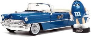JAD33726 - Voiture avec figurine M&M's bleu de 1956 - CADILLAC Eldorado