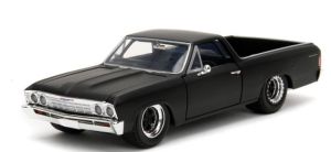 JAD34414 - Voiture de 1967 couleur noire - Fast and Furious - CHEVROLET El Camino